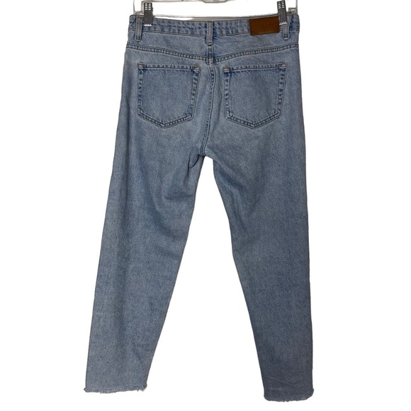 JUST Female Blue Frayed Hem Jones Jeans Size 26 - Picture 4 of 11